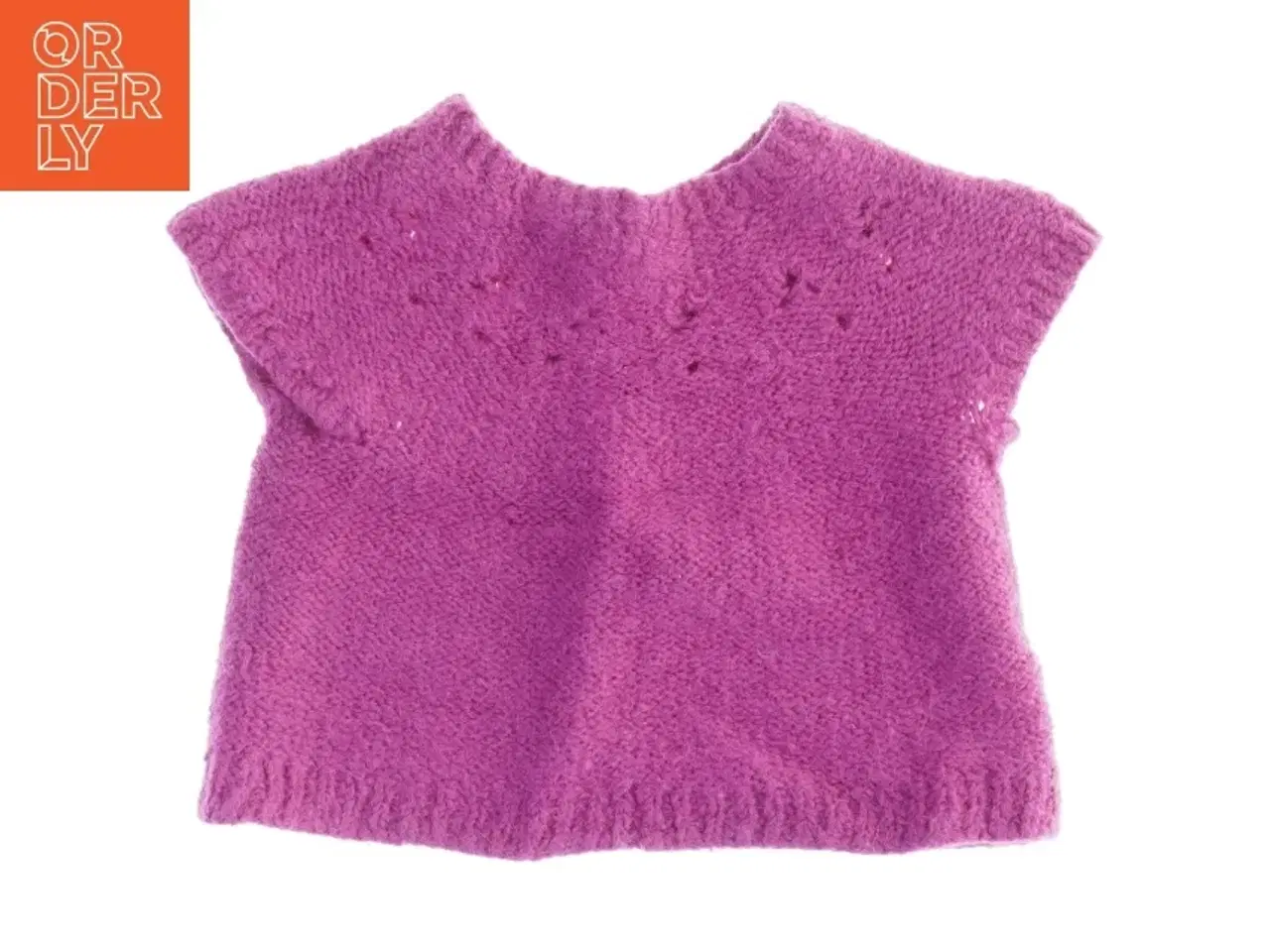 Billede 2 - Strikket børnevest (str. 28 x 22 cm)