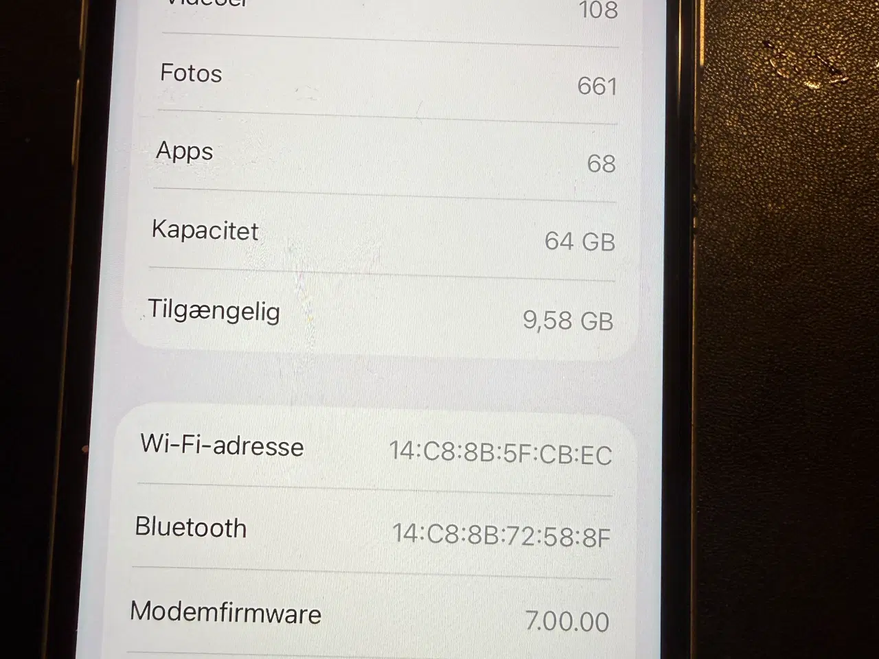 Billede 2 - iPhone SE Hvid 64GB