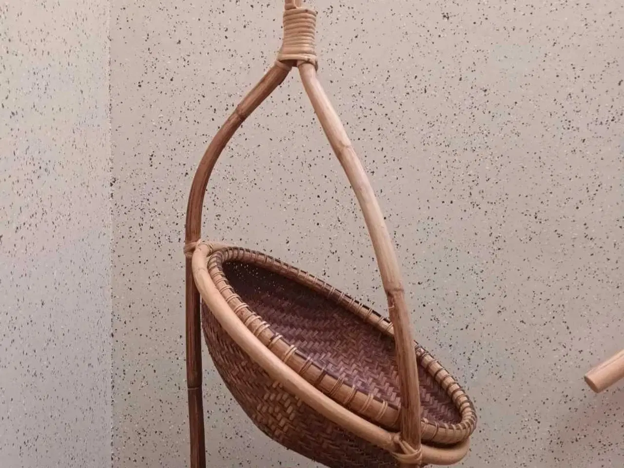 Billede 3 - Bambus og Rattan Frugtkurv med 3 Niveauer