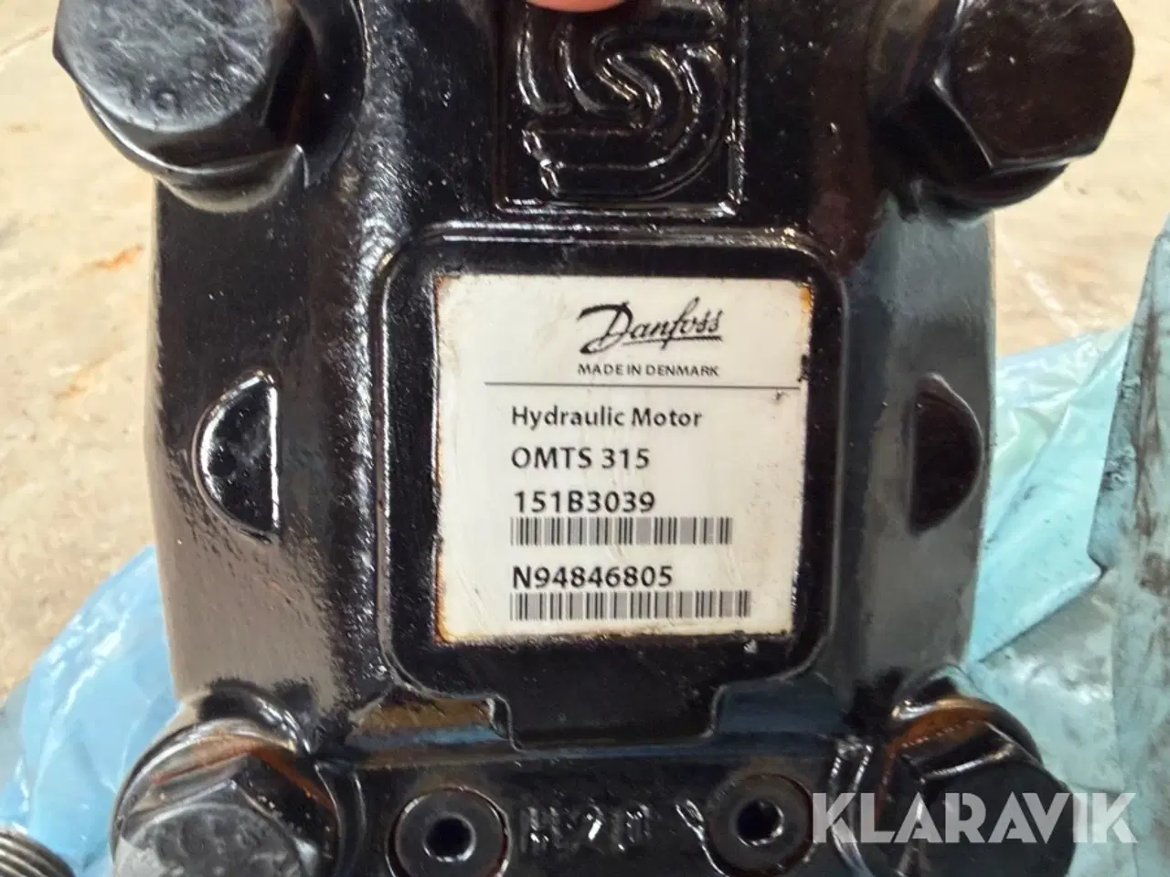 Billede 7 - Hydraulikolie motor og koblinger Danfoss Omts 315