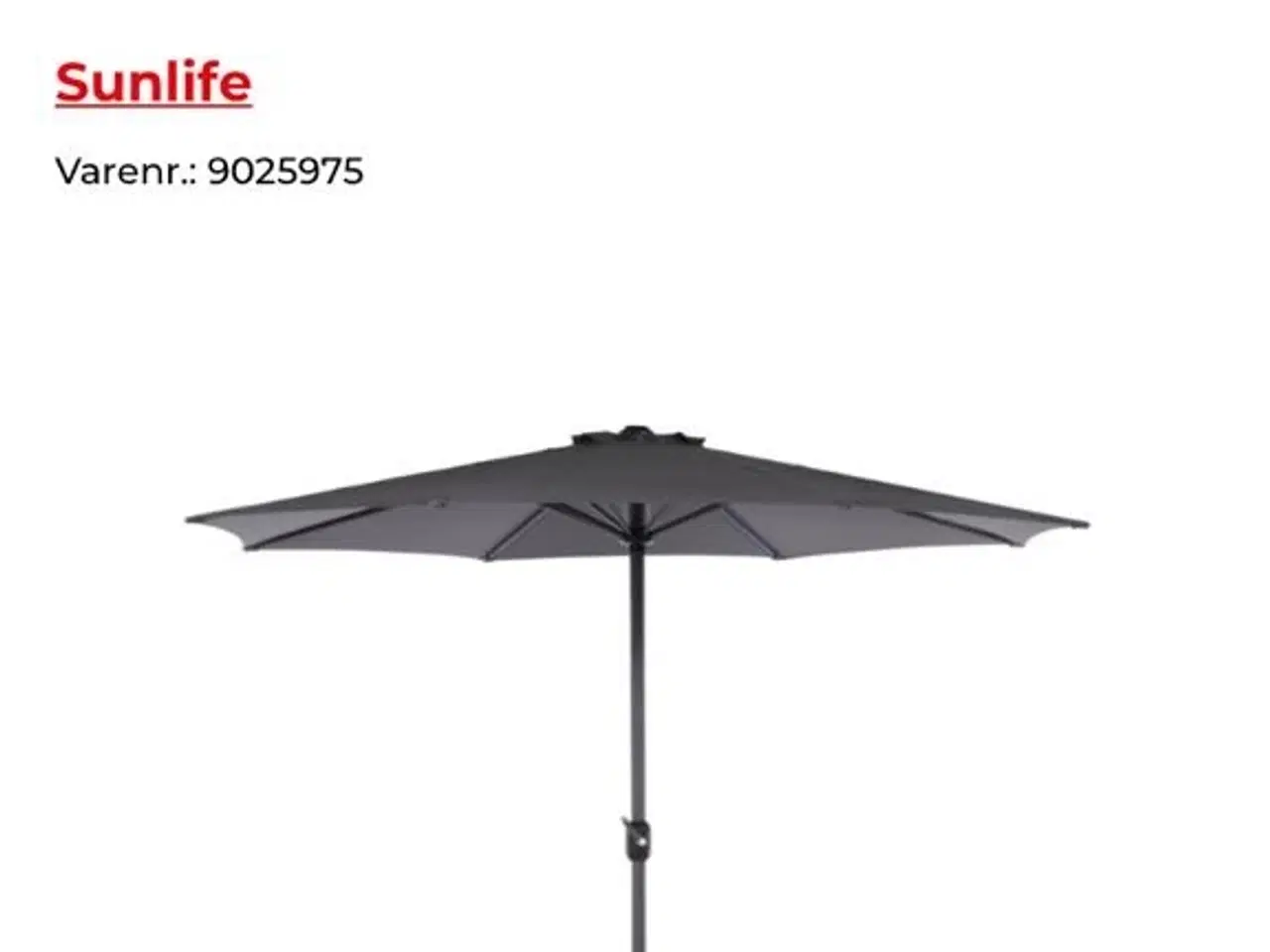 Billede 3 - Parasol med fod 