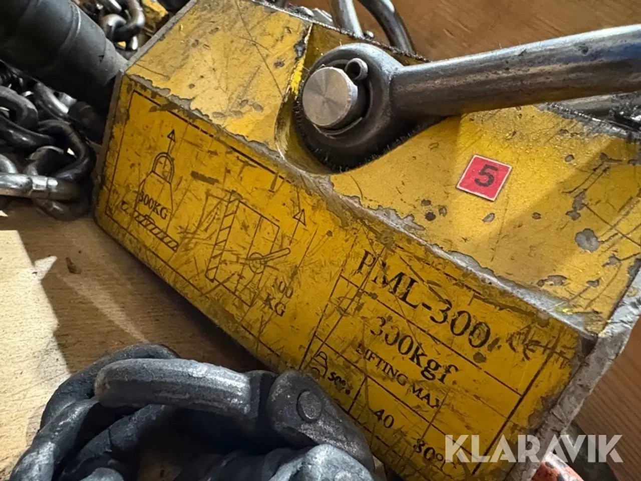 Billede 12 - Diverse løfte- kæder, og -magneter