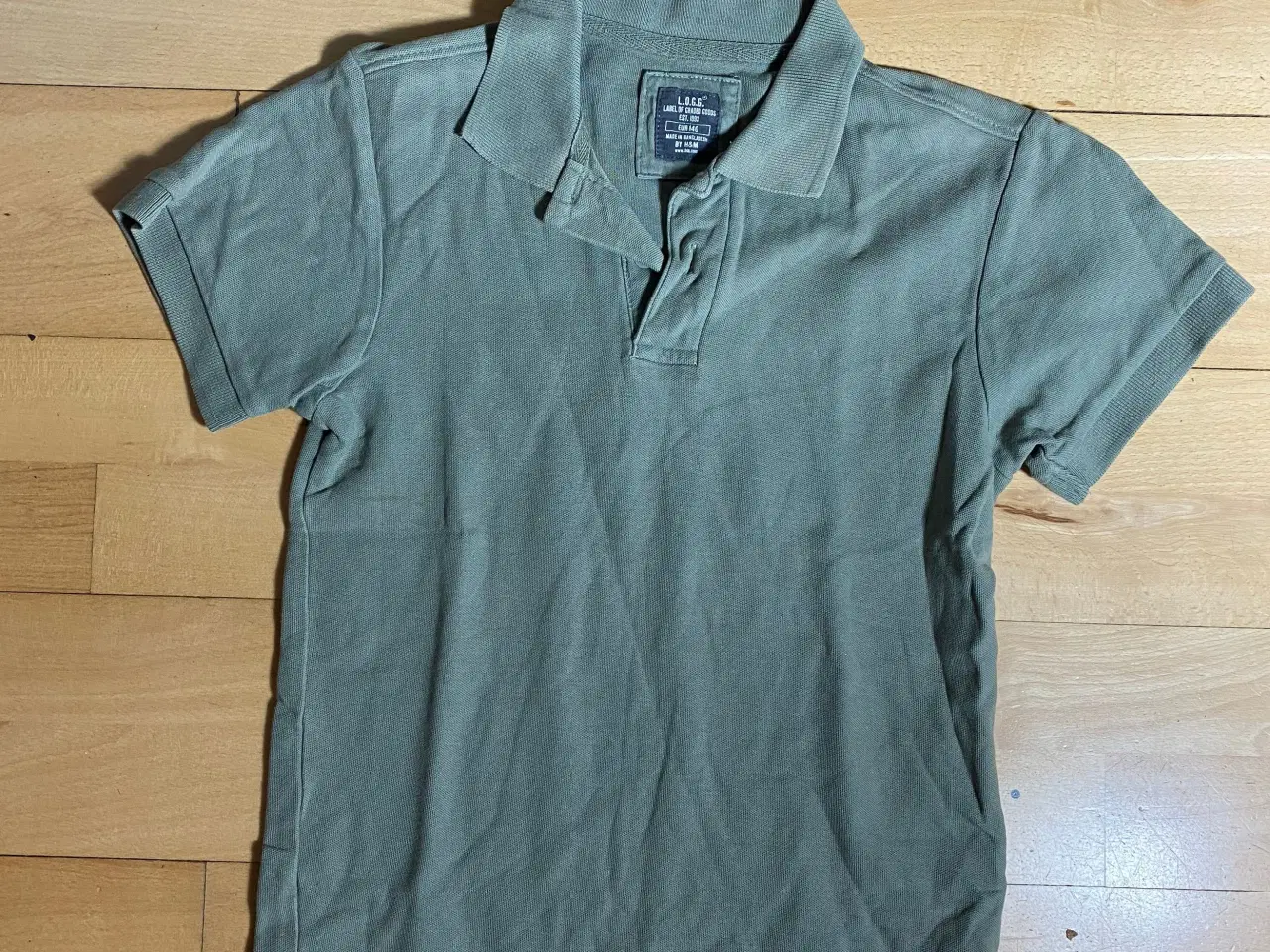 Billede 1 - T-shirt Polo Str. 146 (11år) H&M grå-grøn GMB
