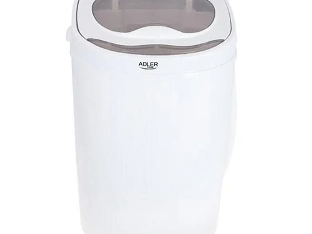 Billede 2 - Vaskemaskine topbetjent 3 kg – Adler AD 8055, creme/hvid