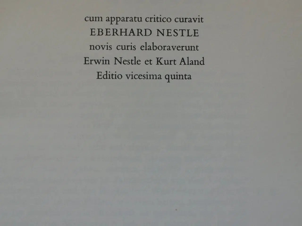 Billede 2 - novum testamentum graece, ved erwin nestle og kurt