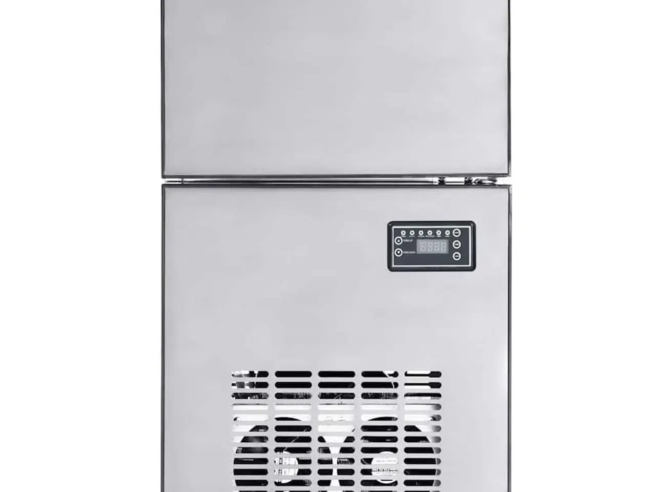 Billede 2 - Isterningmaskine med dør Sølv 43 x 40 x 71 cm Rustfrit stål