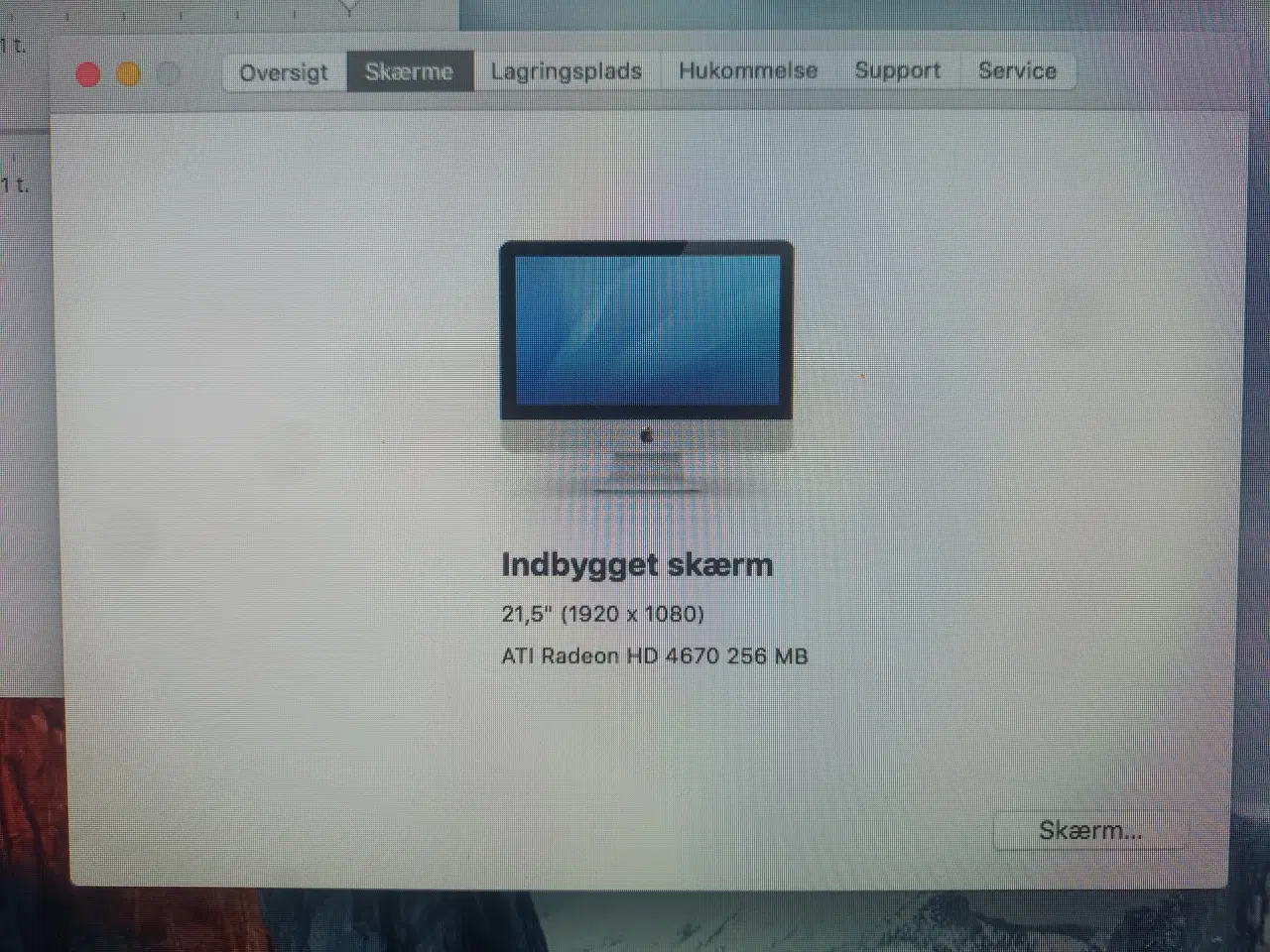 Billede 2 - iMac 21.5 i3 3,06Ghz 4gb ram radeon grafikkort OSX