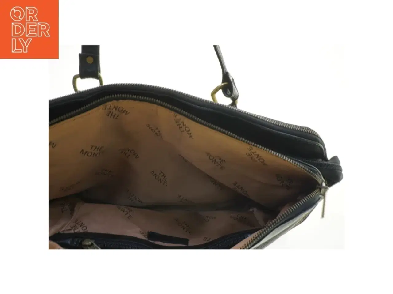 Billede 6 - Sort lædertaske The Monte fra The Monte (str. 46x32 cm)