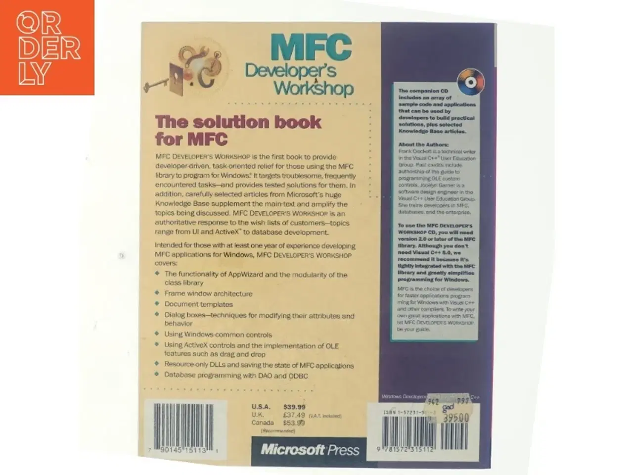 Billede 3 - MFC developer&#39;s workshop (Bog)