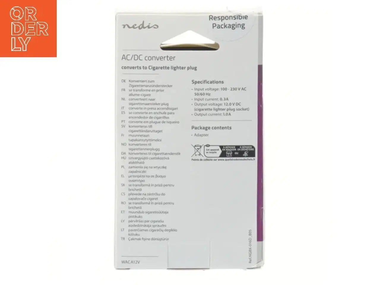 Billede 4 - AC/DC converter adapter fra Nedis (str. 9,5 cm)