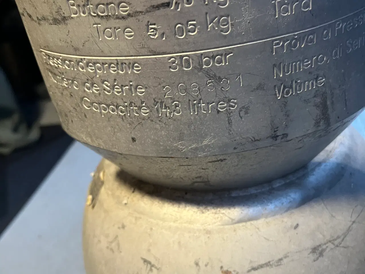 Billede 3 - Alu kosan gas flaske