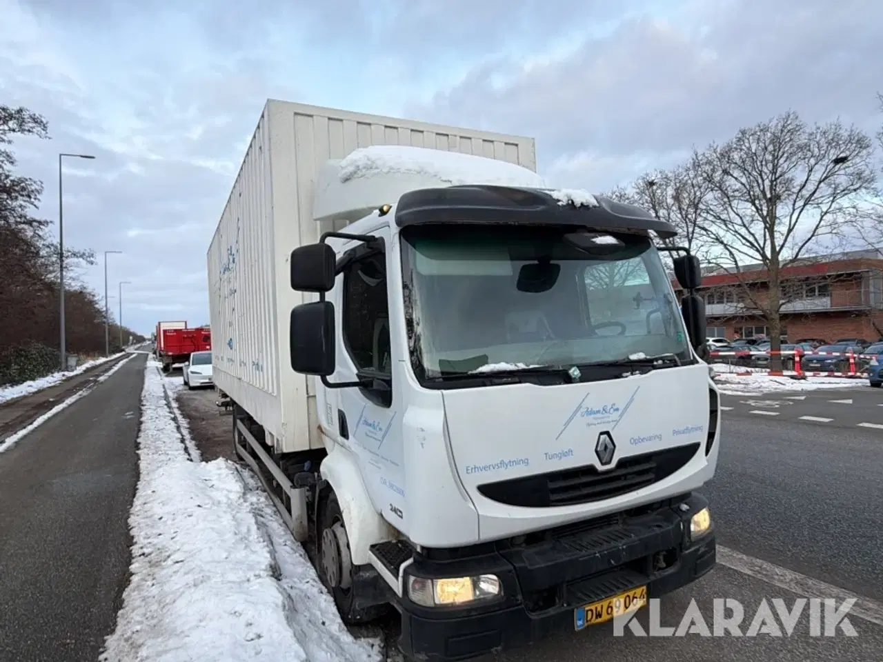 Billede 10 - Lastbil Renault Midlum med lift og skiftelads container