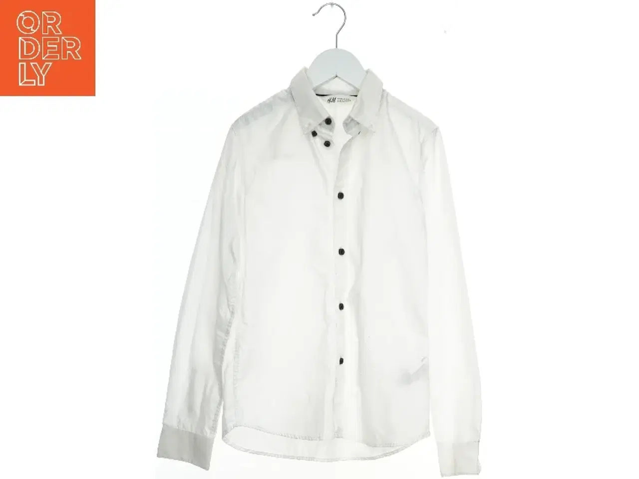Billede 1 - Hvid skjorte med lange ærmer fra H&M (str. 146)