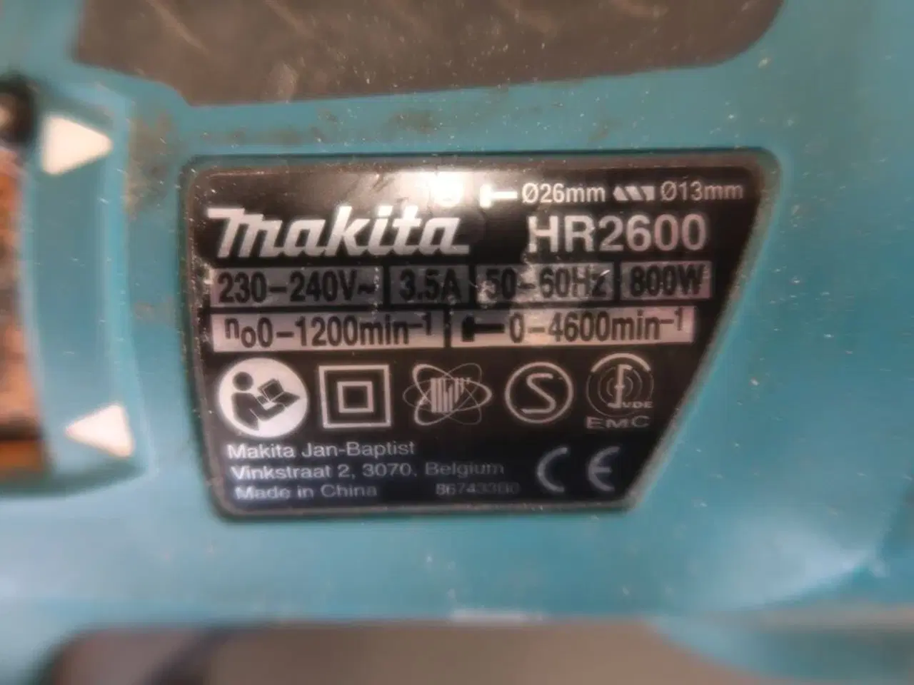 Billede 4 - Borehammer MAKITA HR2600