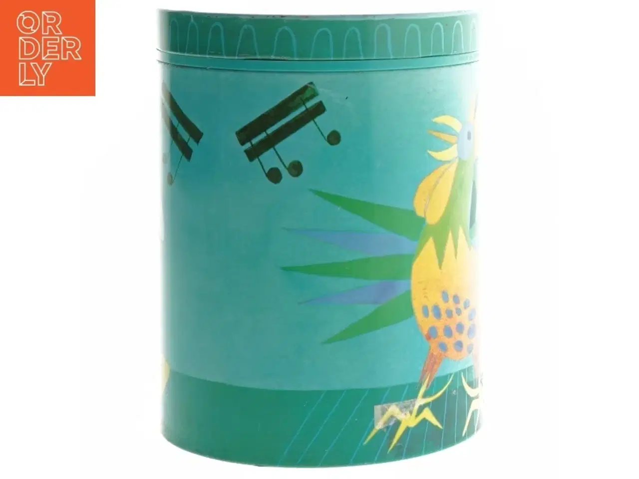 Billede 2 - Retro irma kunstdåse Dekorativ opbevaringsdåse (str. Ø 11,5 cm længde 15 cm) fra Irma