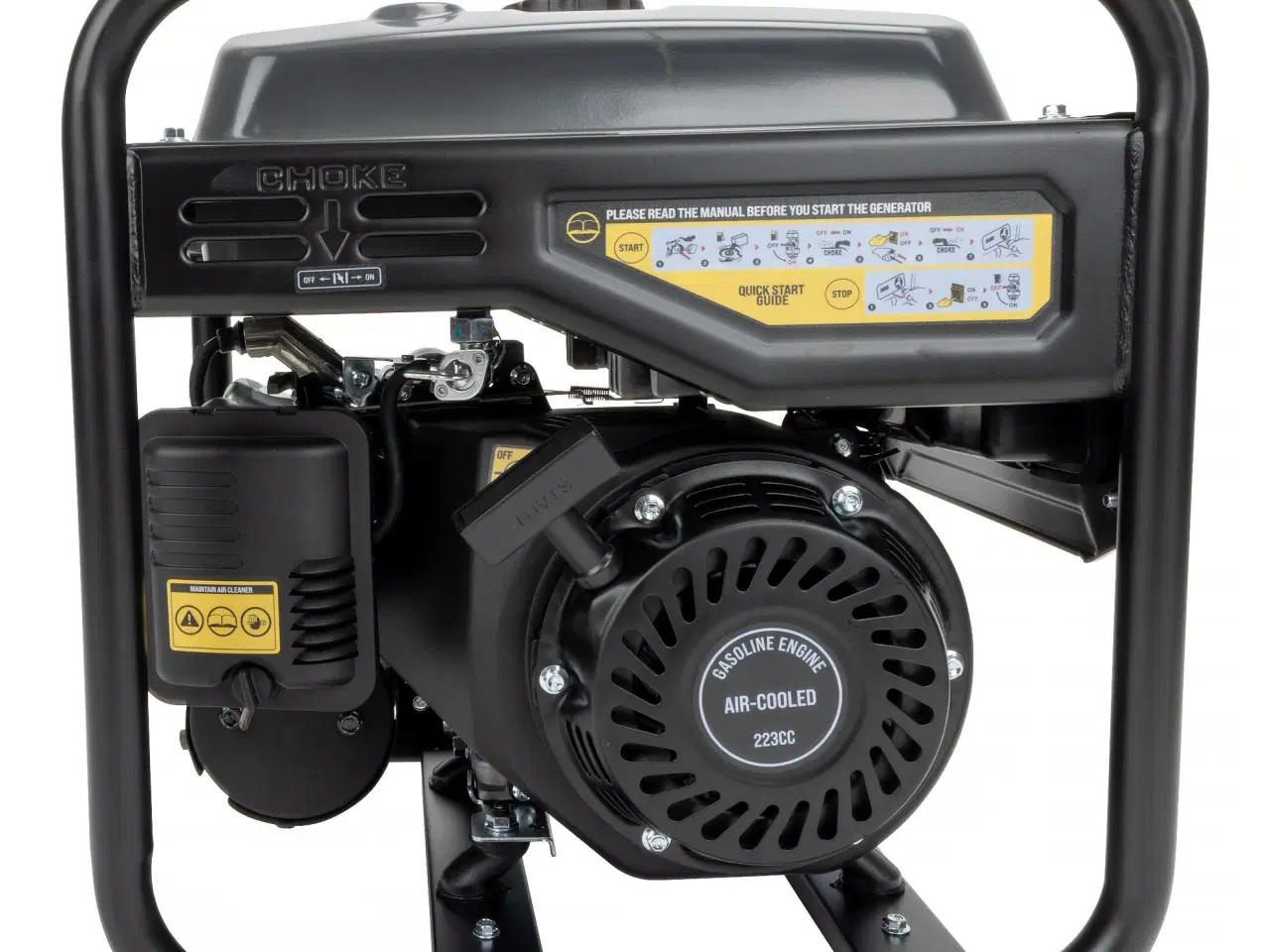 Billede 3 - Generator benzingenerator Open Frame Inverter sort