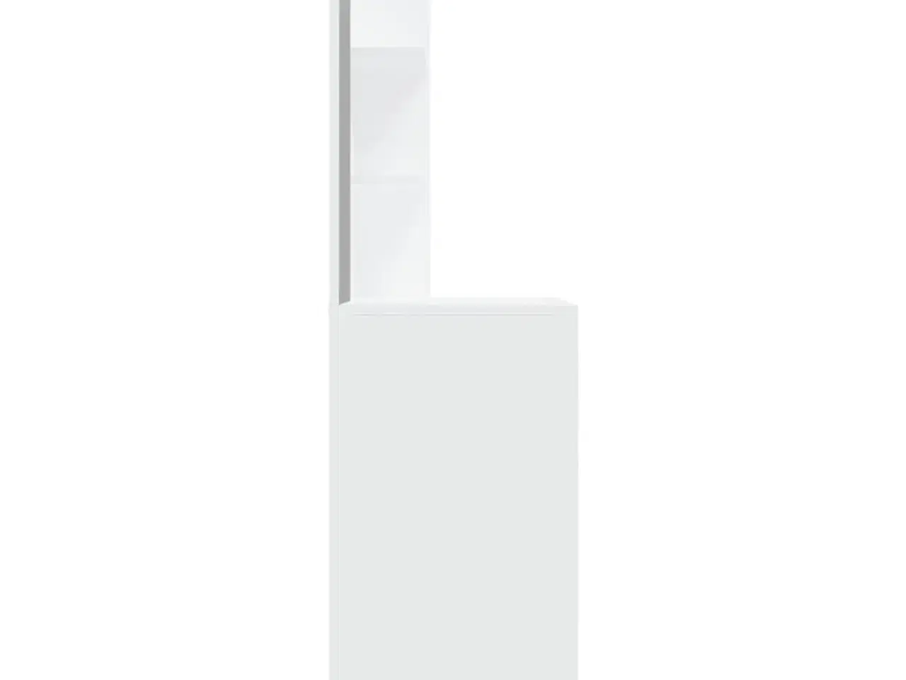 Billede 7 - Makeupbord med spejl 74,5x40x141 cm hvid