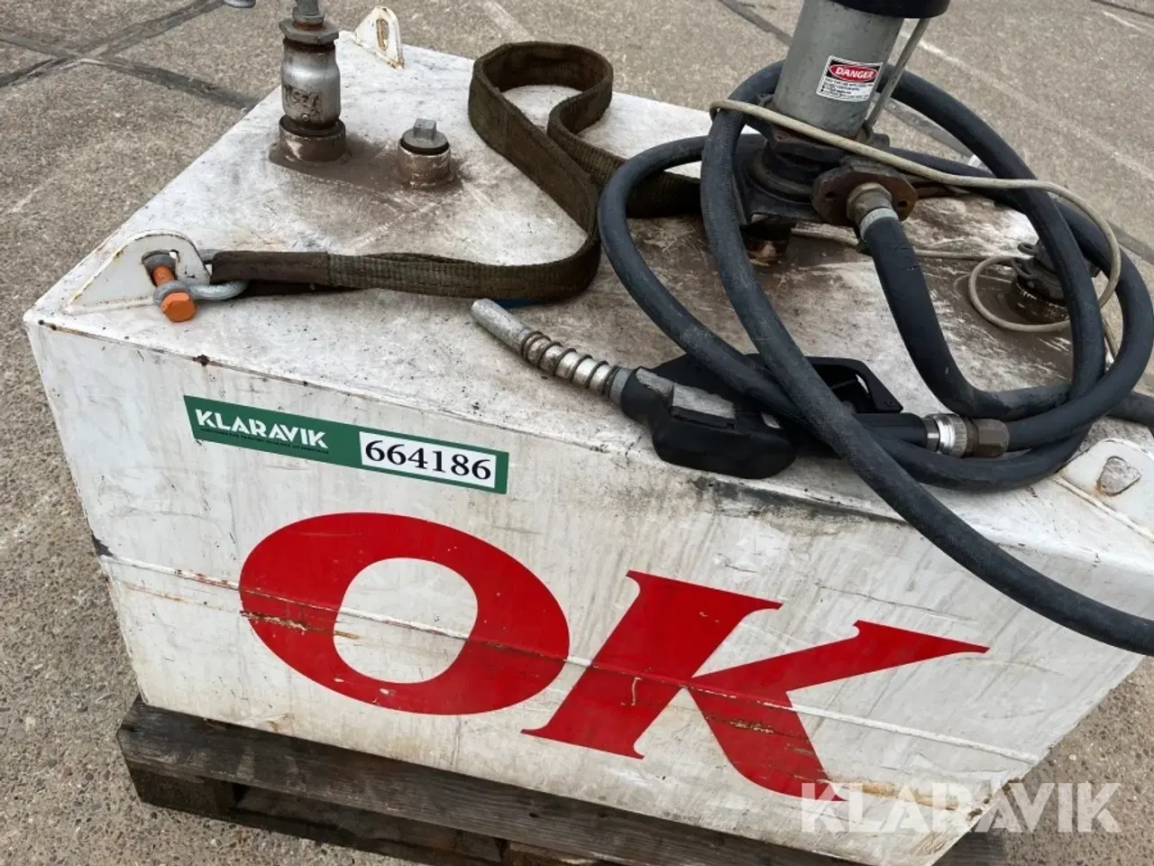 Billede 12 - Diesel Tank med pumpe Rouq 450L