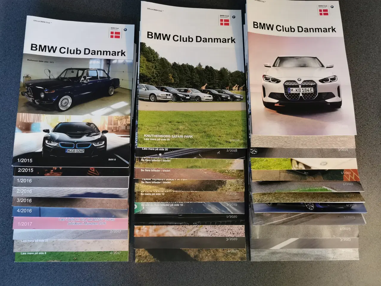 Billede 1 - 33 BMW Club Danmark blade.