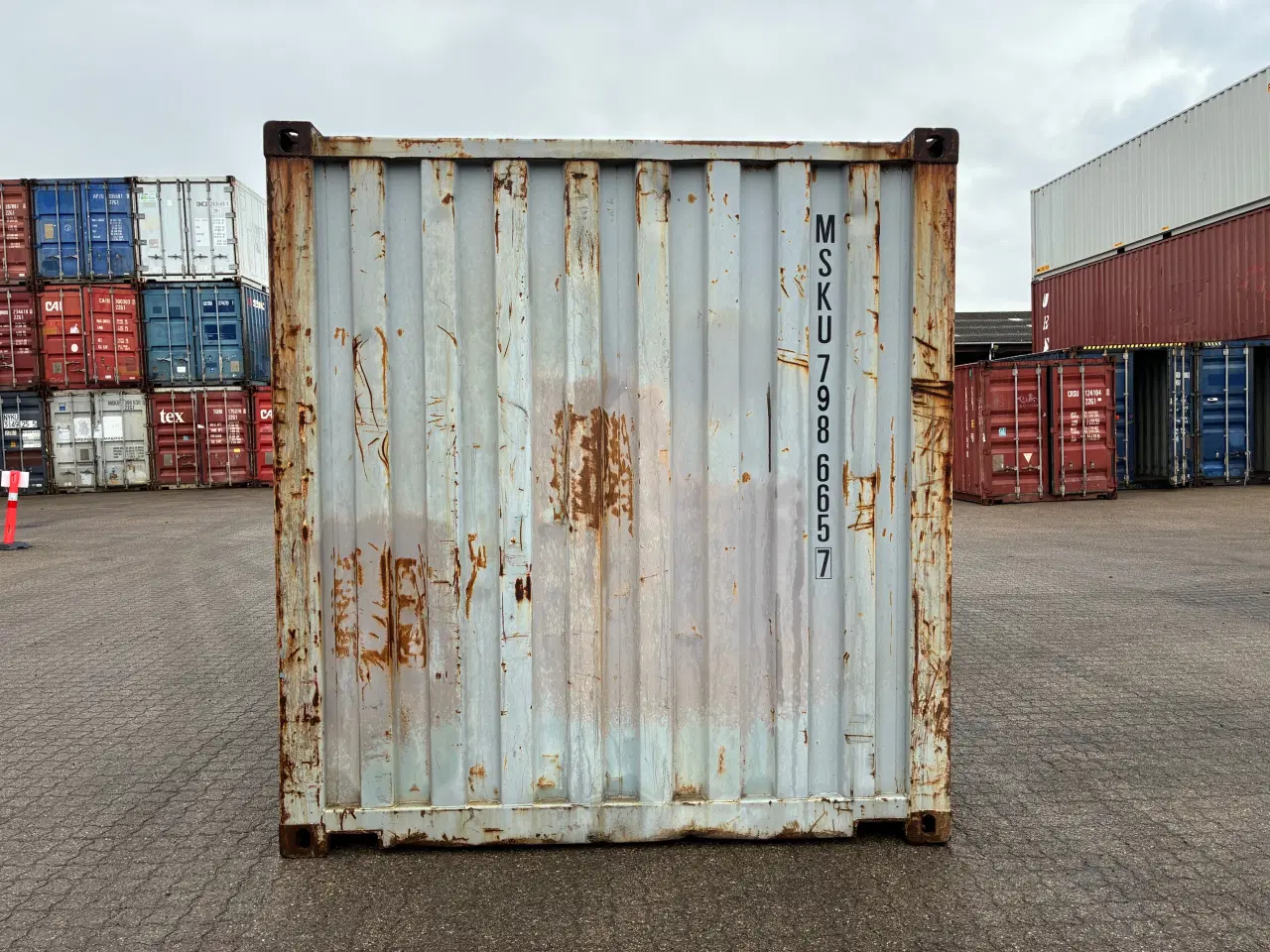 Billede 4 - 20 fods Container- ID: MSKU 798665-7