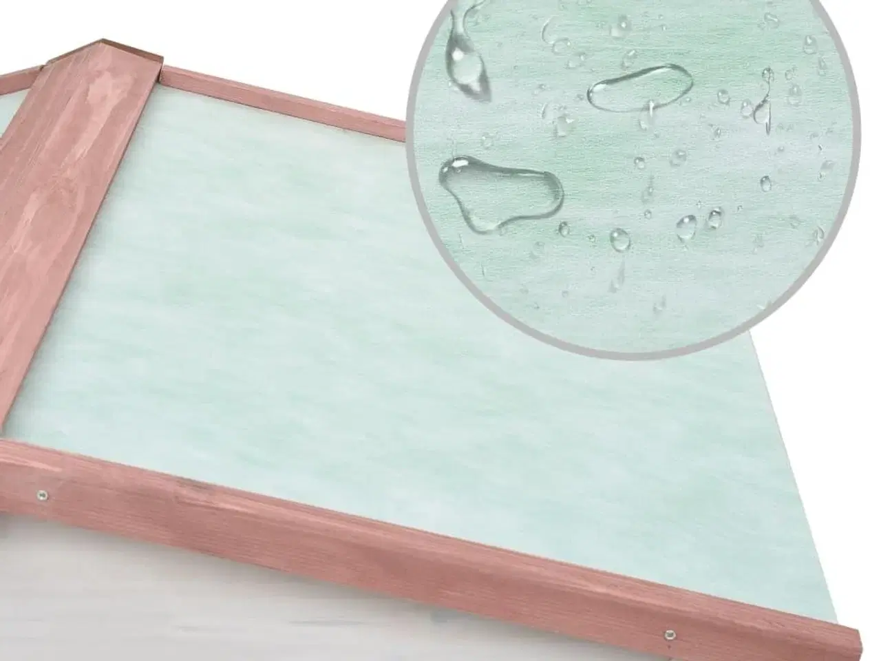 Billede 6 - Udendørs kaninbur 3 døre træ brun