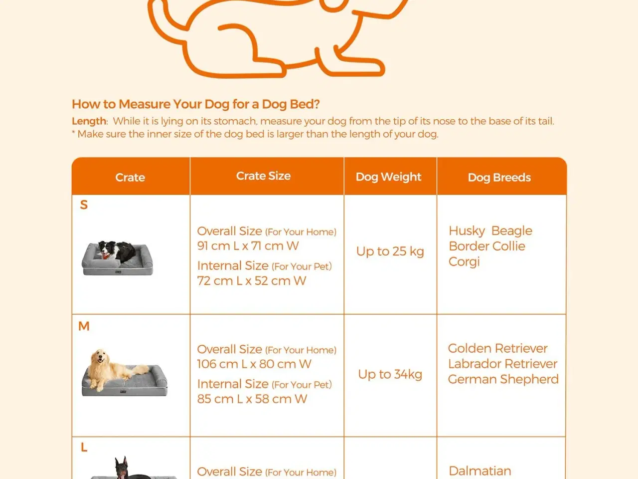 Billede 7 - Ortopædisk hundeseng med kanter – vaskbar, skridsikker, grå 91×71 cm