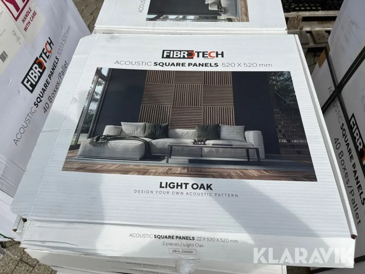 Billede 7 - Akustik paneler Fibrotech Light oak 80 stk