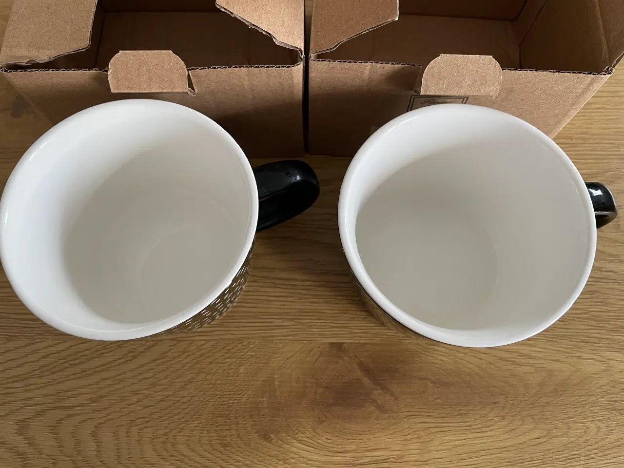 Billede 3 - Riviera Maison Kaffekrus Sort med Hjerte 2 stk