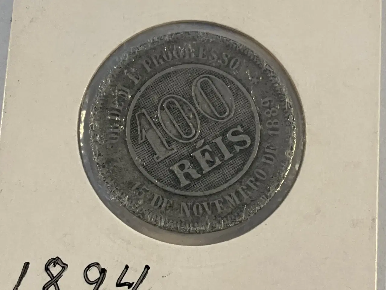 Billede 1 - 100 Reis Brazil 1894