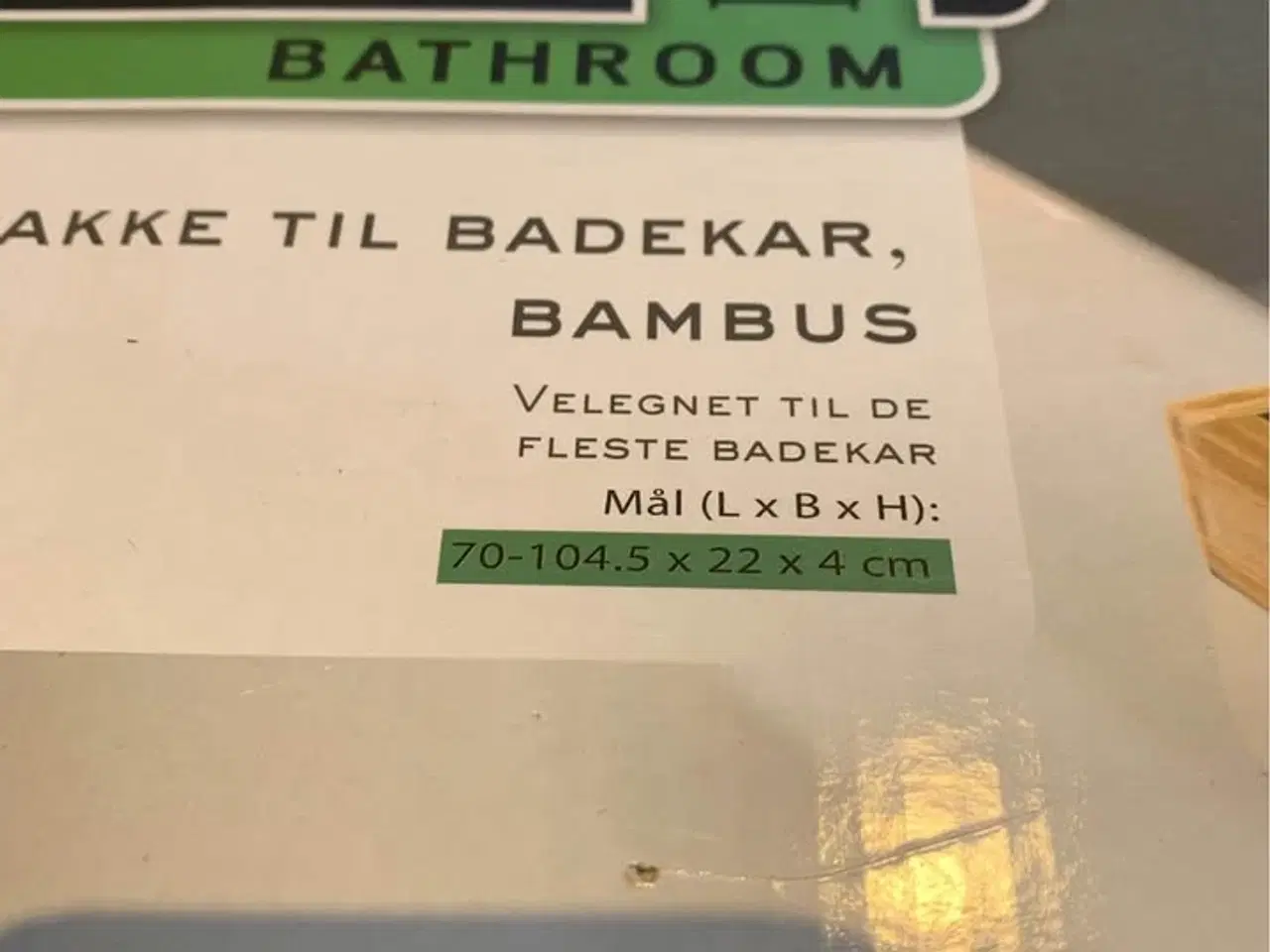 Billede 3 - Bakkebord til badekar - NY