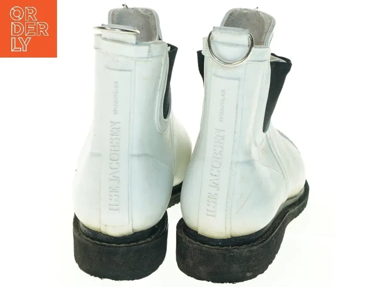 Billede 3 - Hvide gummistøvler fra Ilse Jacobsen (str. 37)