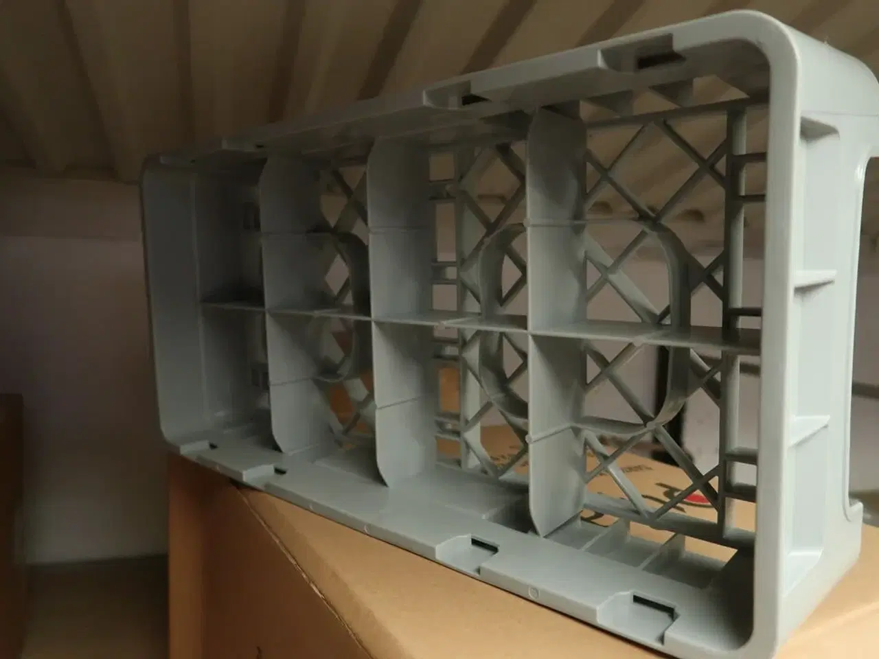 Billede 1 - 6 stk. Kopkurv 8 rum ½ 500x250 grå Cambro