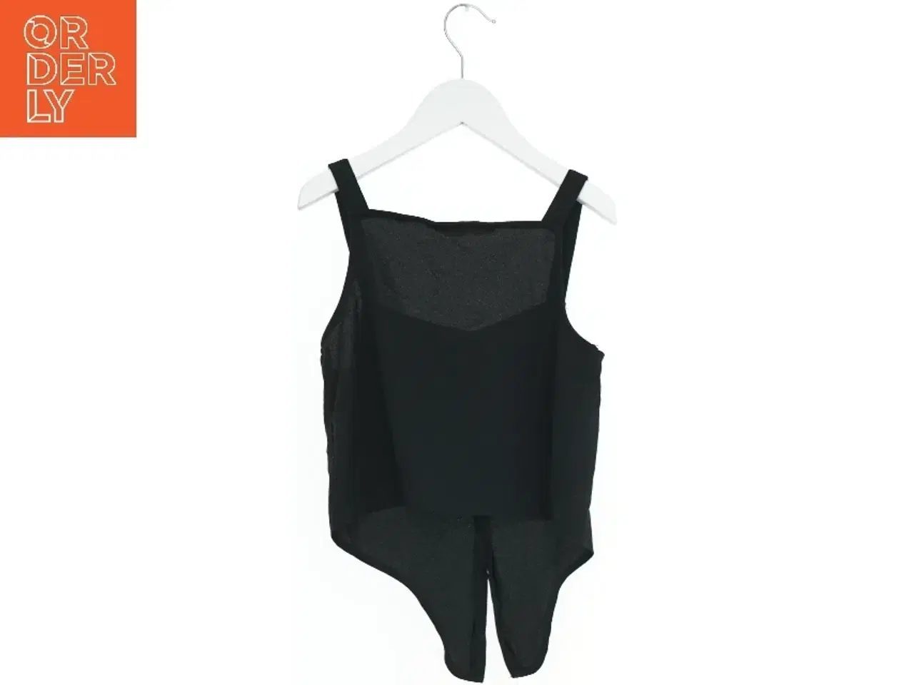 Billede 2 - Sort top med knapper fra H&M (str. 146)