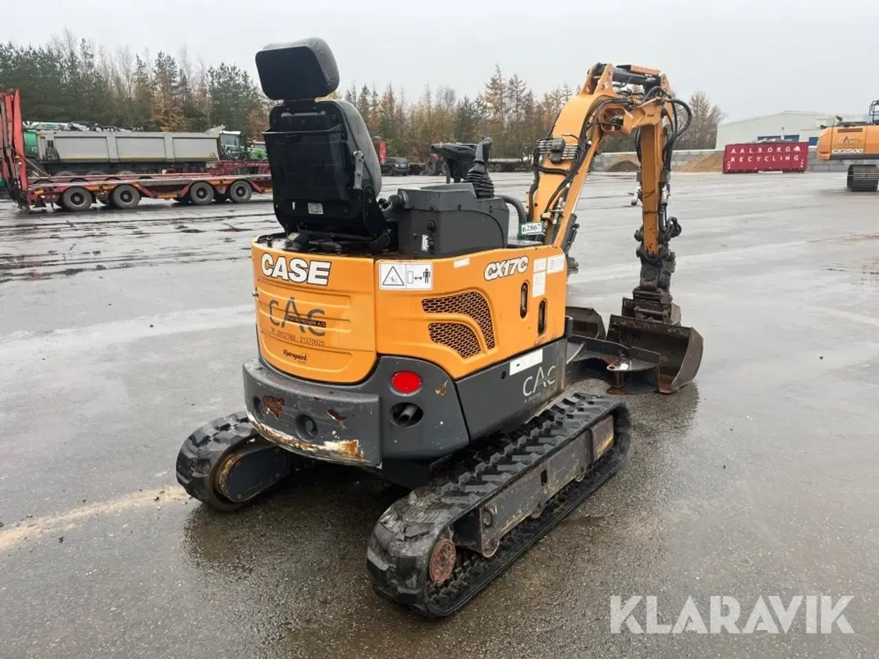 Billede 3 - Minigraver Case CX17C med skovle og tilt