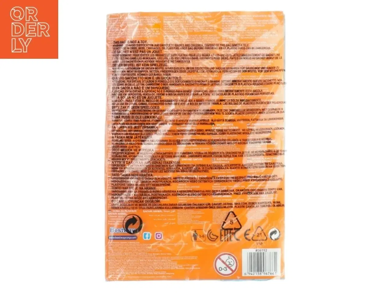 Billede 2 - Oppustelig zebra badelegetøj fra Bestway (str. 57x51 cm)