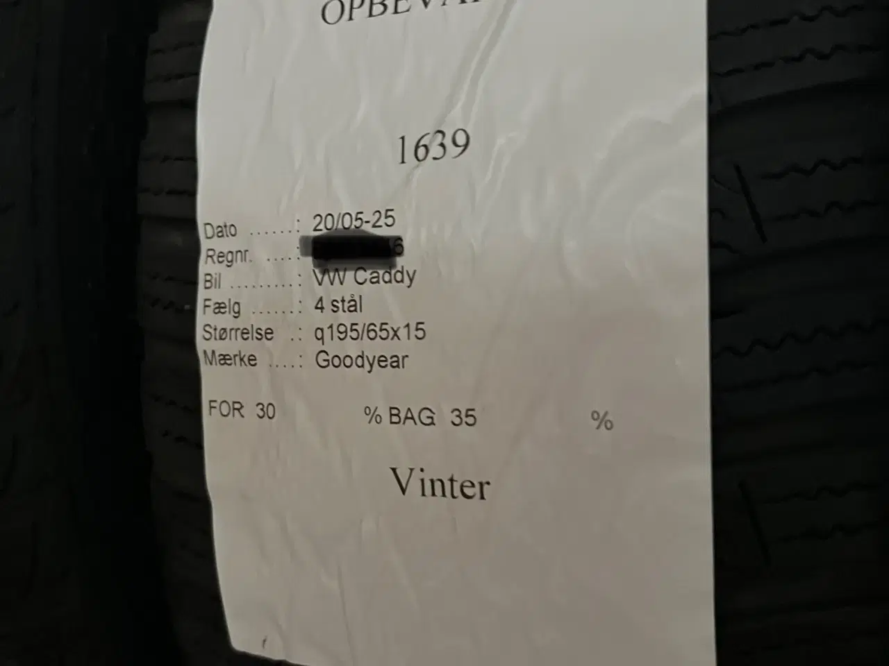 Billede 4 - Vinterdæk 195/65x15