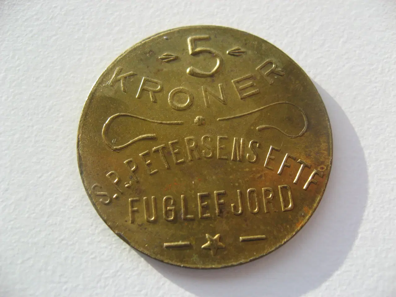 Billede 1 - Fuglefjord 5 kr S.P.Petersens Eftf Færøerne