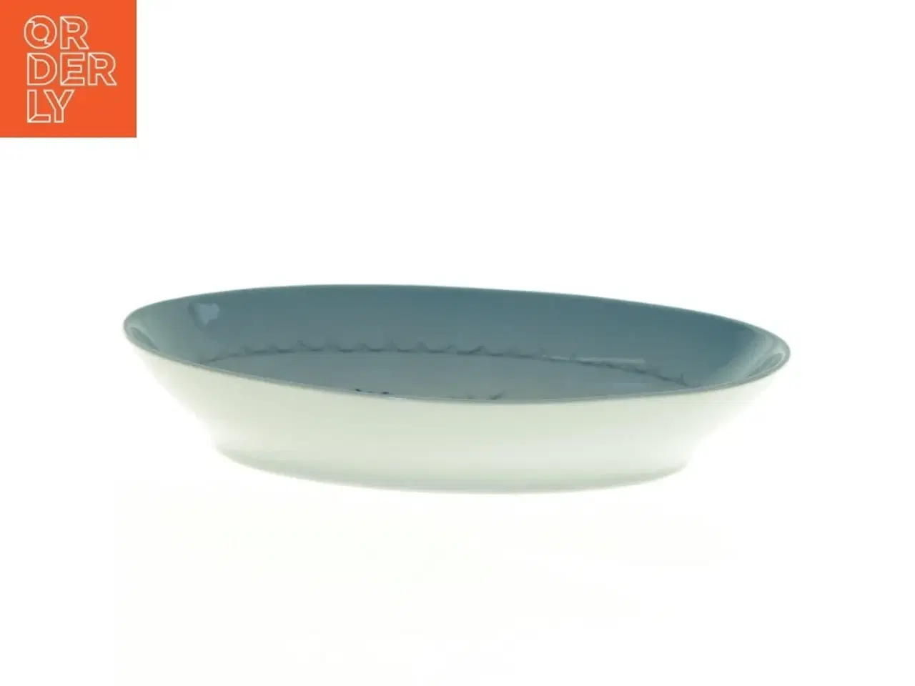 Billede 4 - Porcelænsfad med blomstermotiv fra Bing Og Grøndahl (str. 8,5 x 12,5 cm)