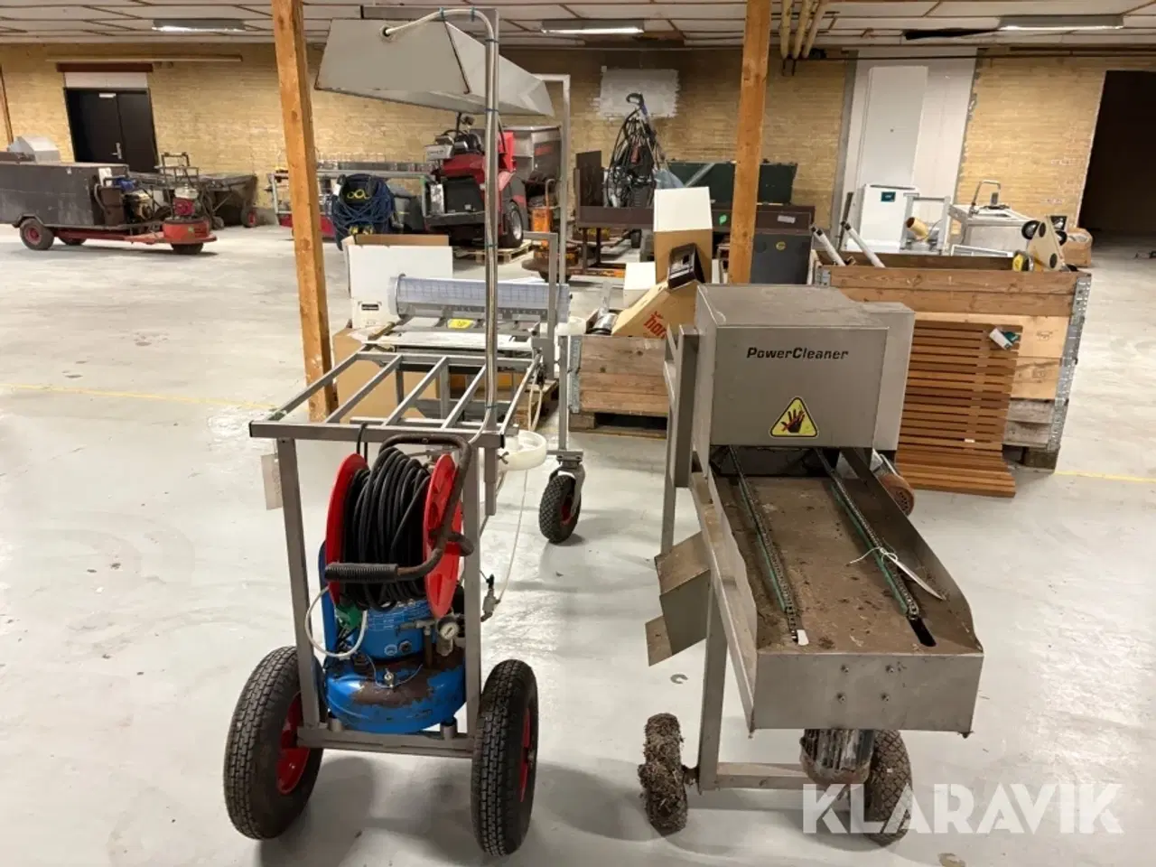 Billede 6 - Vaskemaskine, sorteringsvogn og håndteringsrør Kokkedals GP vask 3 maskiner