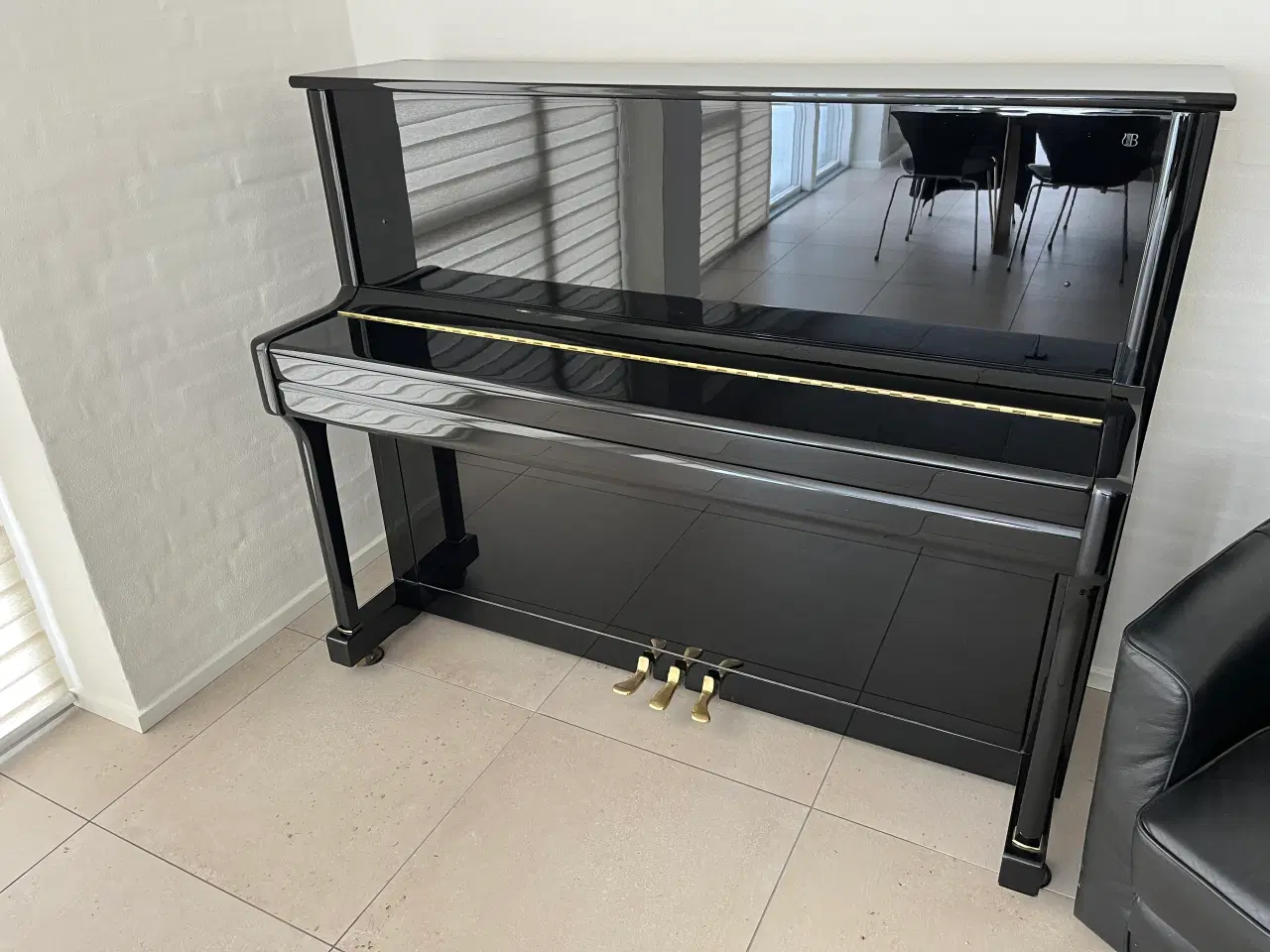 Billede 3 - Brodmann klaver sort højglans - meget velholdt