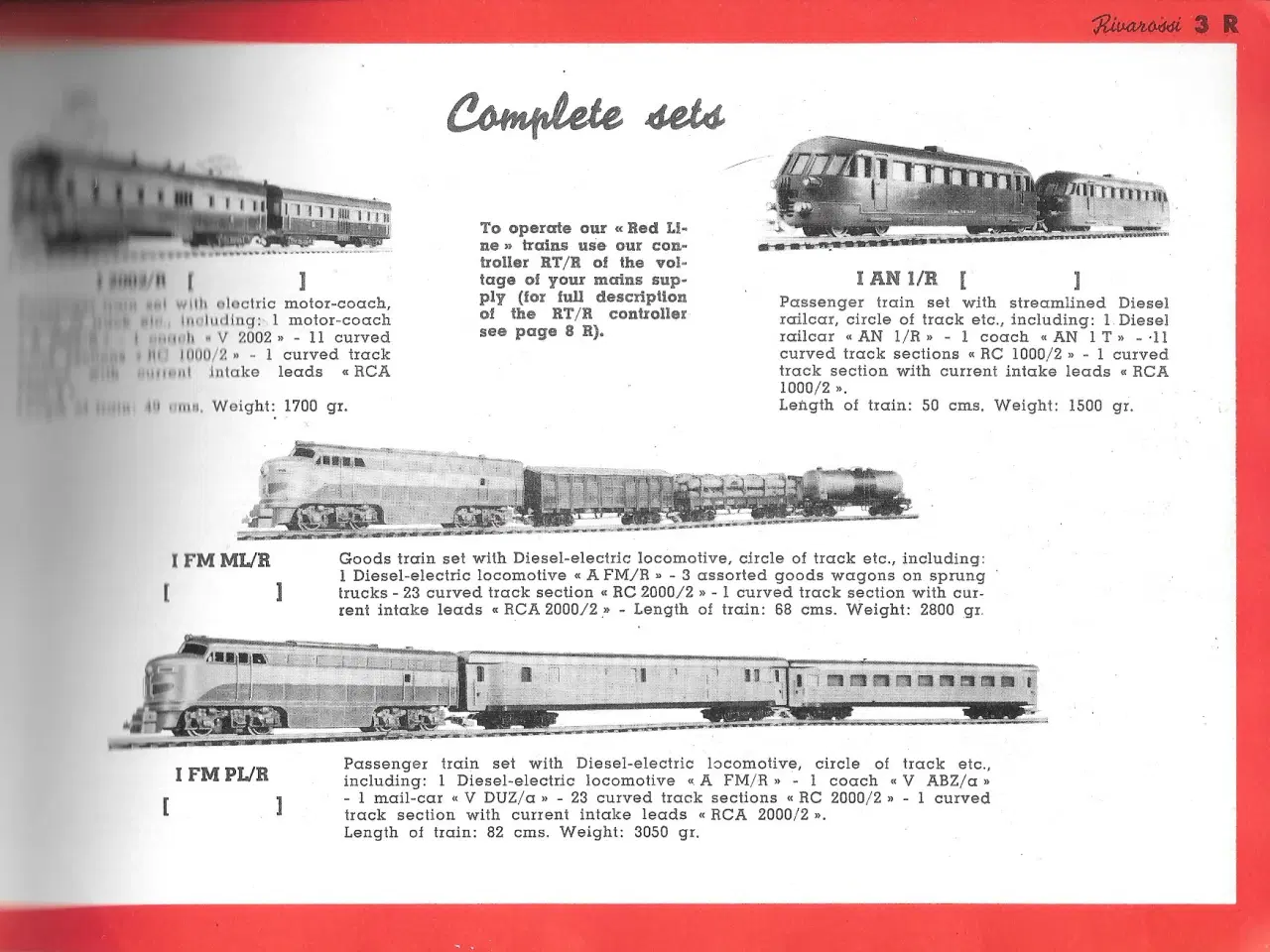 Billede 4 - Rivarossi 1952 katalog