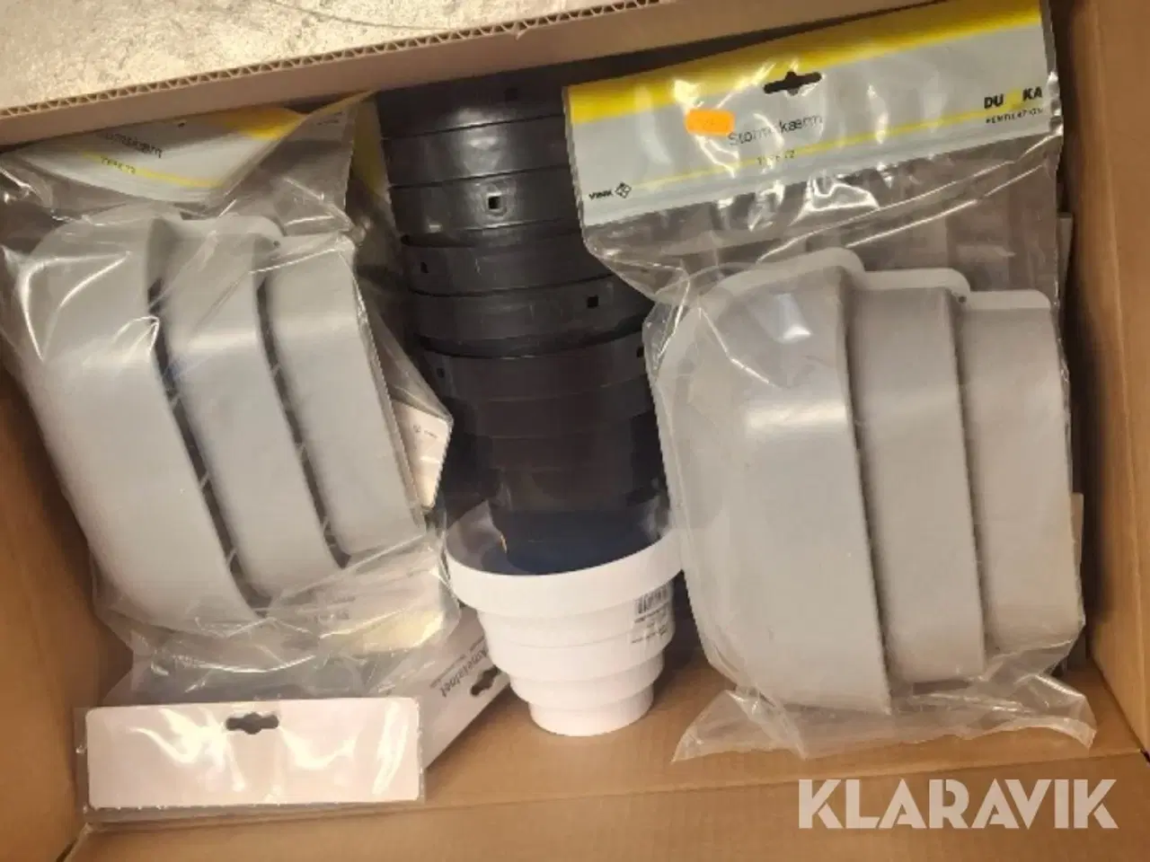 Billede 2 - Ventilationstilbehør cirka 200 enheder samlet