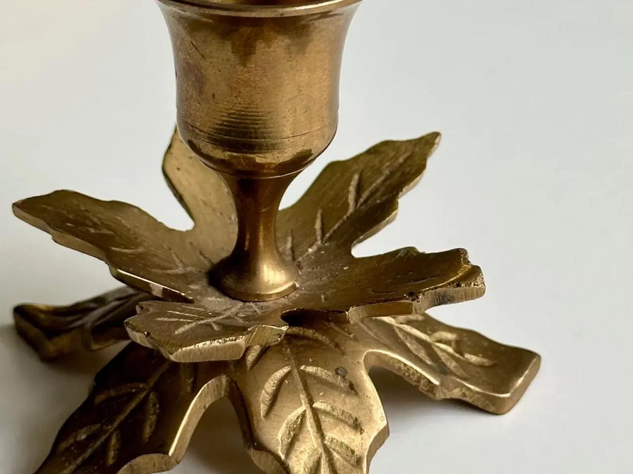 Billede 3 - Lysestage, messing
