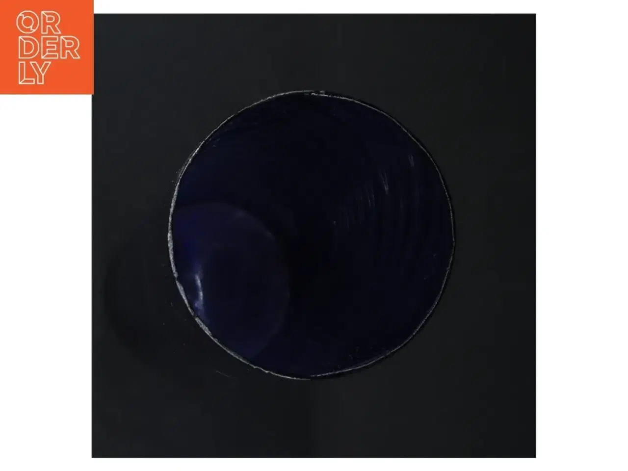 Billede 4 - Blå glasvase (str. 29 cm)