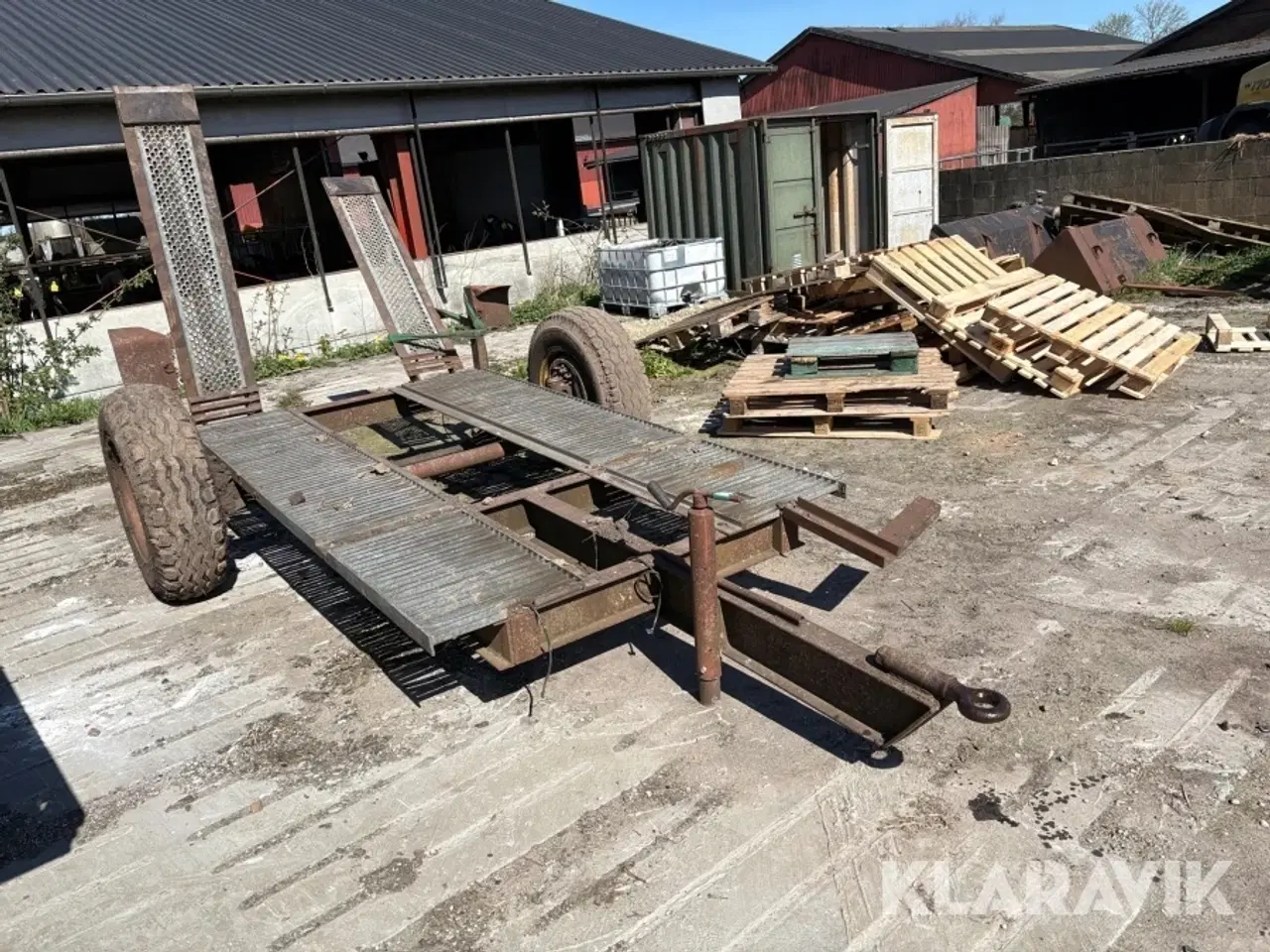 Billede 3 - Maskintrailer med landbrugstræk