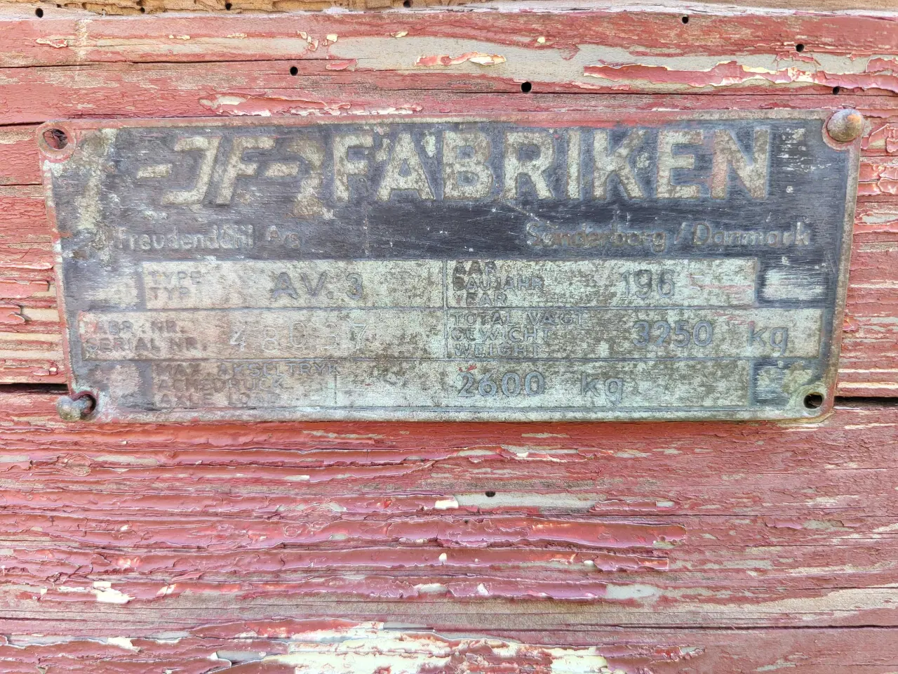 Billede 3 - JF aflæsservogn