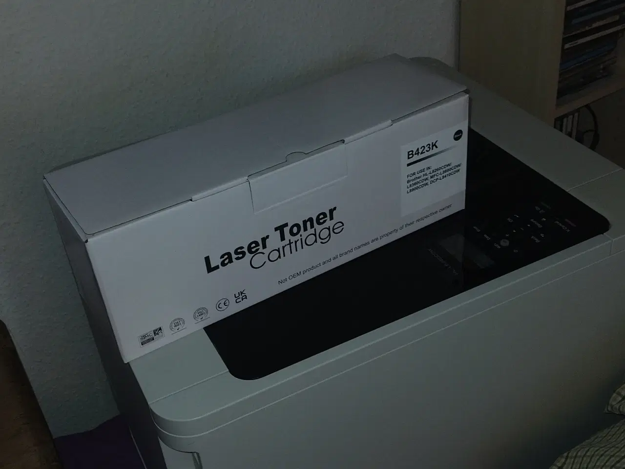 Billede 1 - Lasertoner til brother b423k+c+m+y incl  printer