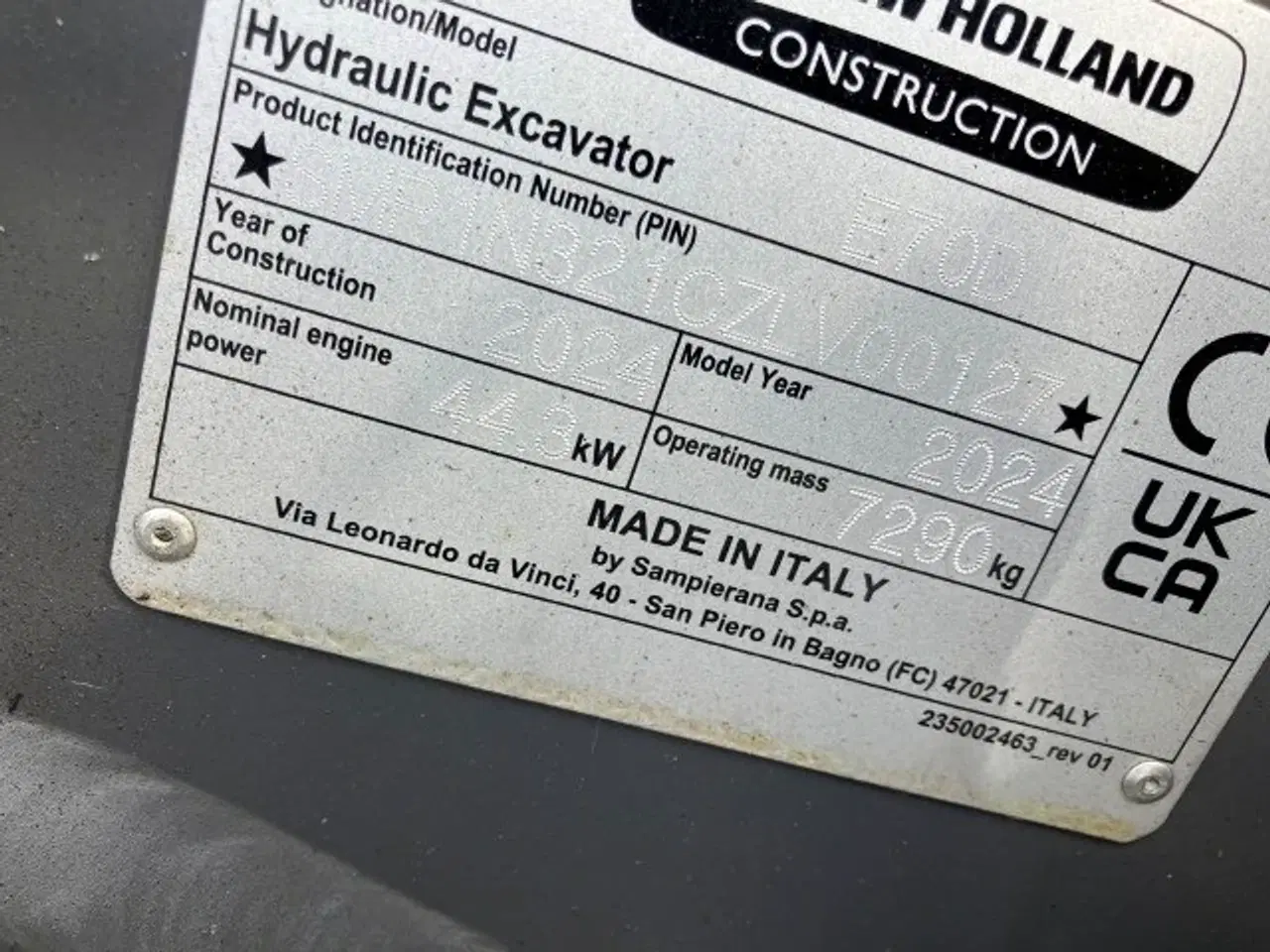 Billede 7 - New Holland E70D minigraver