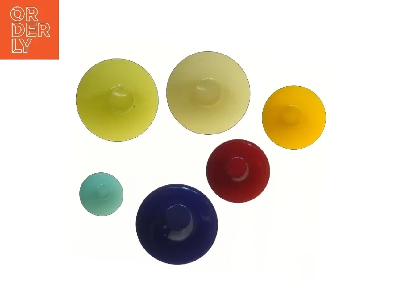 Billede 3 - Farvede skåle, krenit (str. Ø 16 & 12,5 & 9 cm) fra Normann Copenhagen