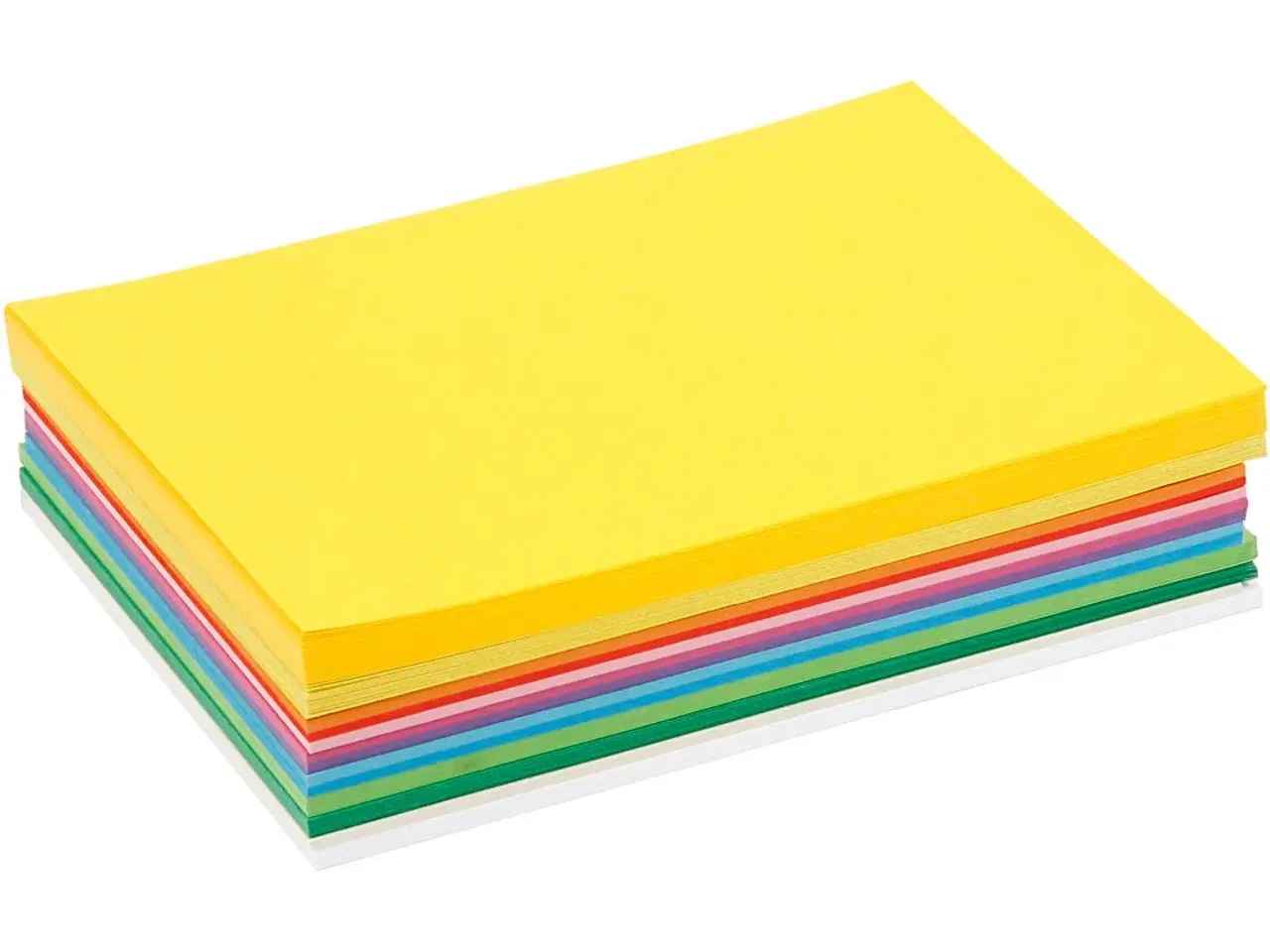 Billede 1 - Forårskarton, A5, ark 148x210 mm, 180 g, ass. farver, 300ass. ark/ 1 pk.